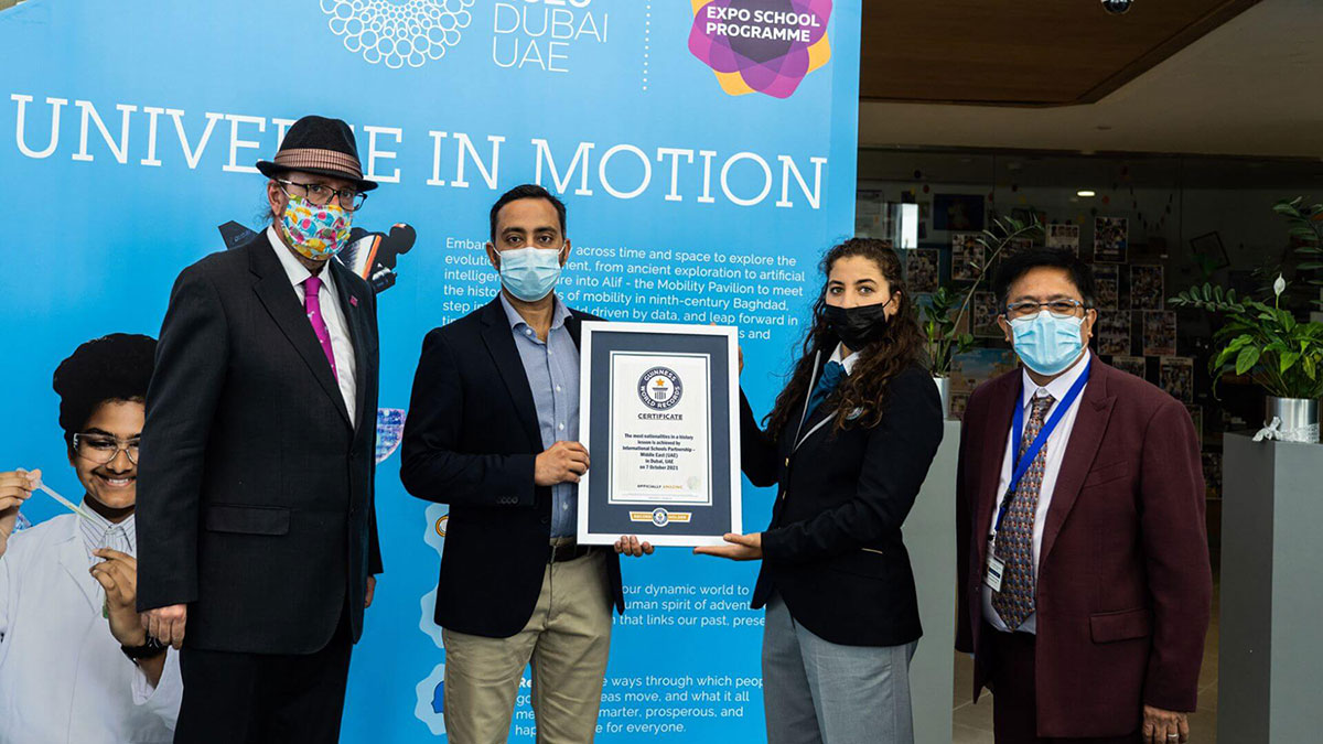 Guinness World Record at International Schools Partnerships