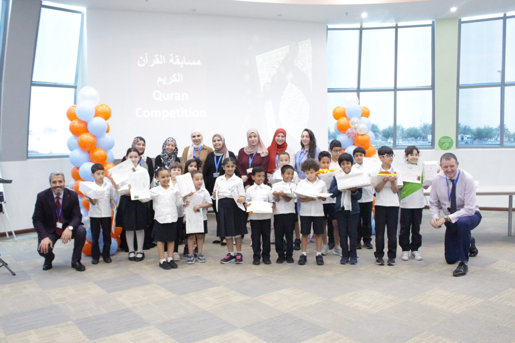 Reach British School celebrates the winners of this year’s ISP Arabic Spelling Bee.